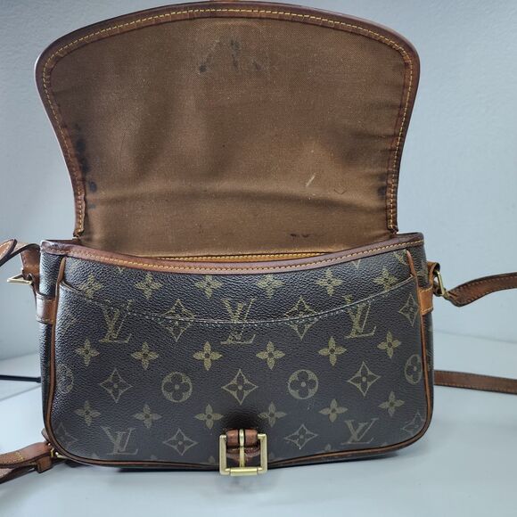 Louis Vuitton Sologne M42250 Monogram Shoulder Crossbody Bag France 2001 Vintage - Picture 15 of 16